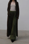 SWAYING/KNIT Seamless Mohair Long Suit SW212SZ71 Brown PS38